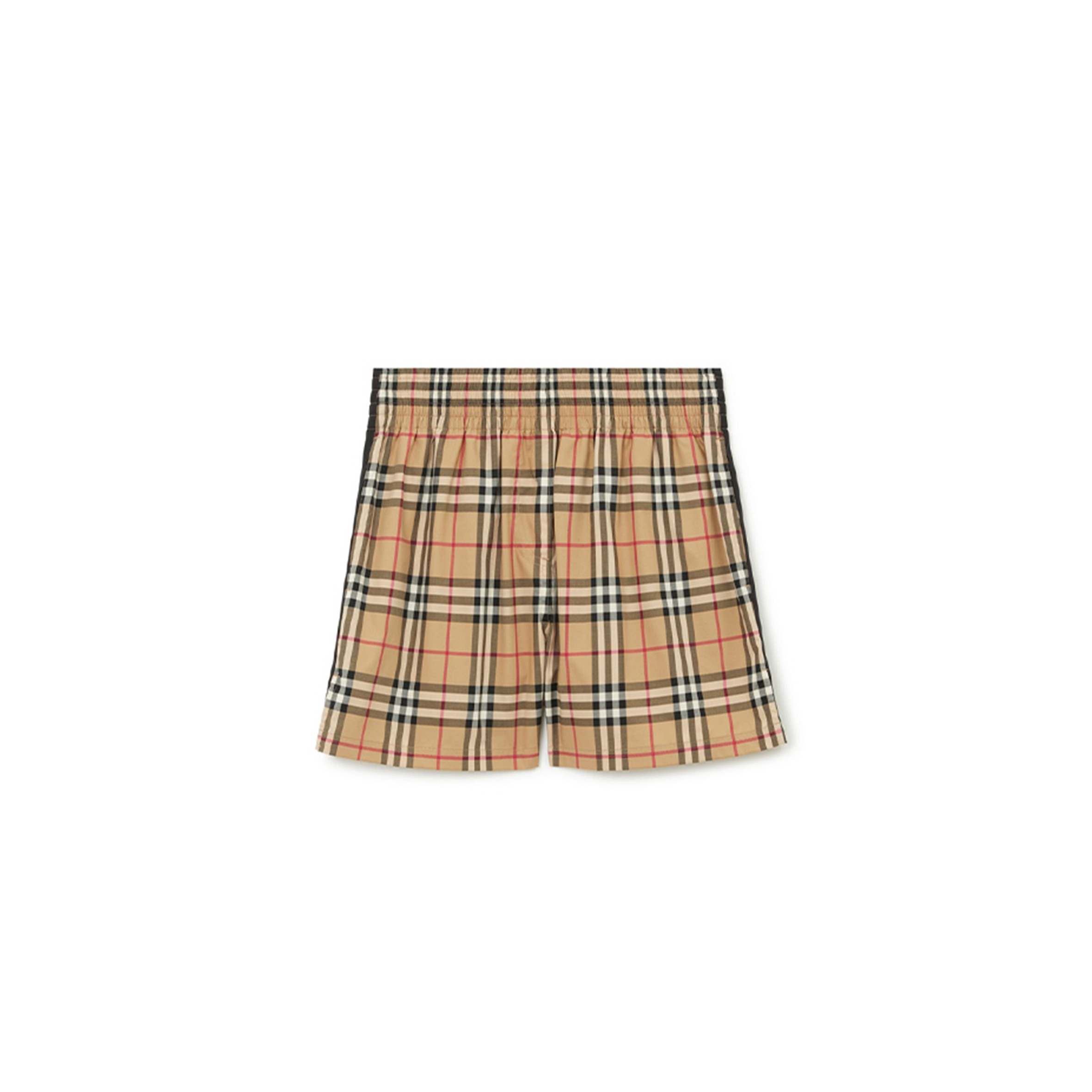 BURBERRY STRETCHBAUMWOLLSHORTS IN CHECK 80405981